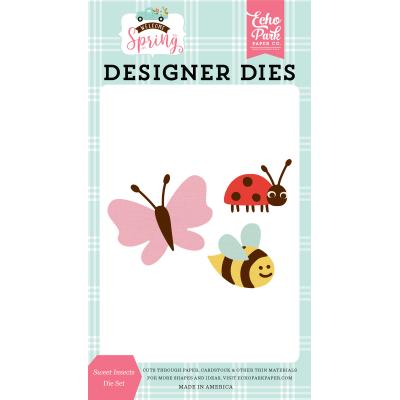 Echo Park Welcome Spring Die Set - Sweet Insects